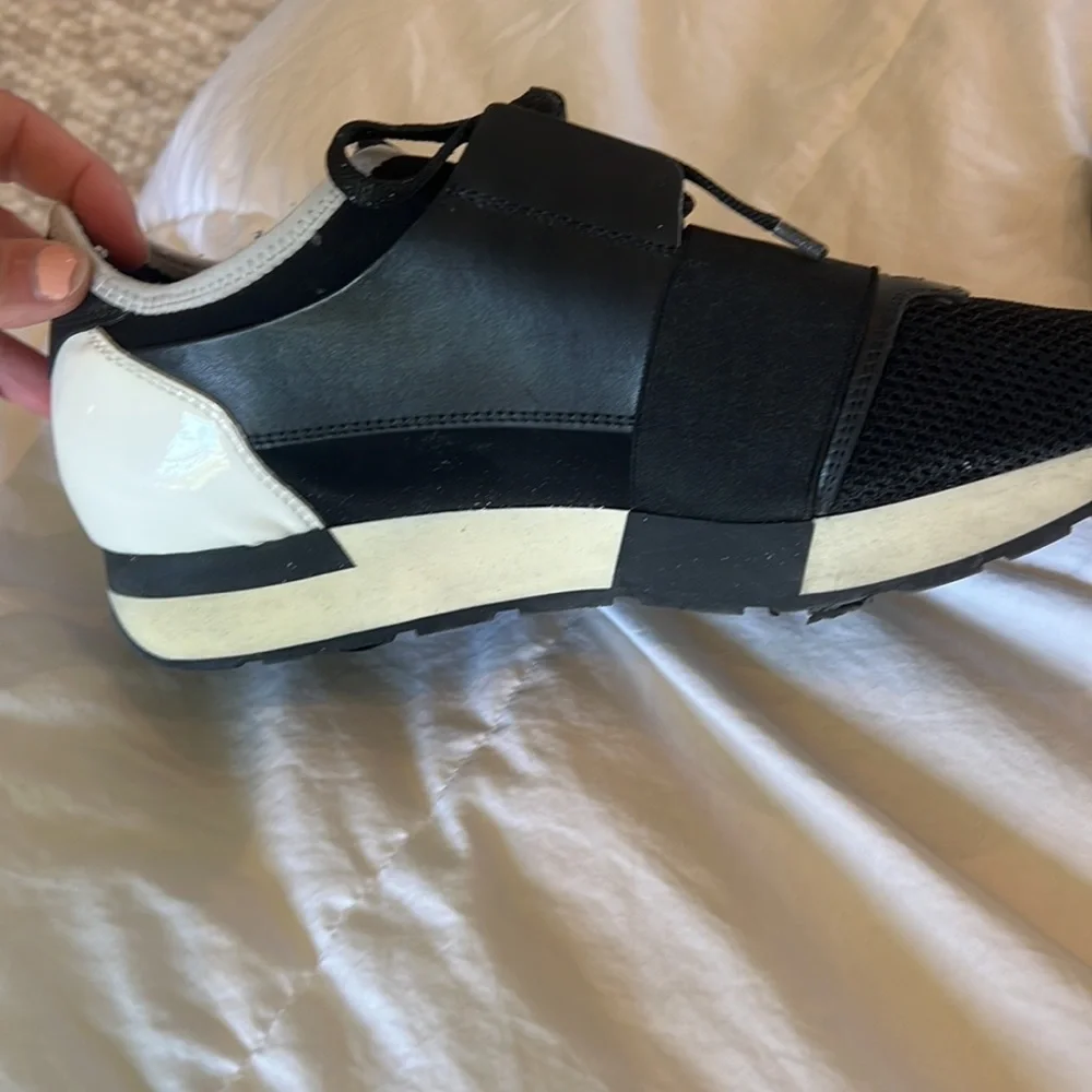BALENCIAGA WOMENS RACE RUNNERS BLACK - Picture 8 of 9